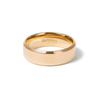 7mm Flat Bevelled Edge Wedding Band in 9kt Yellow Gold Rings Bevilles 