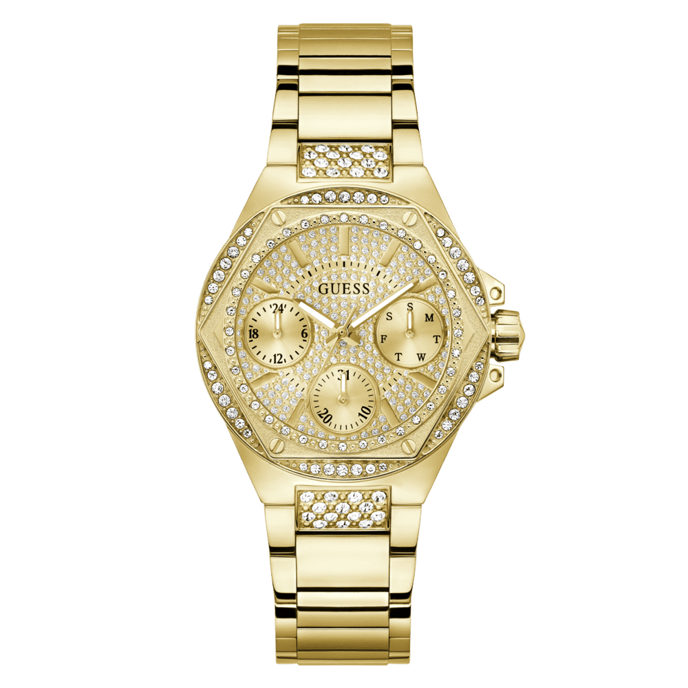 GUESS Ladies Gold Tone Multi-function Watch GW0878L2
