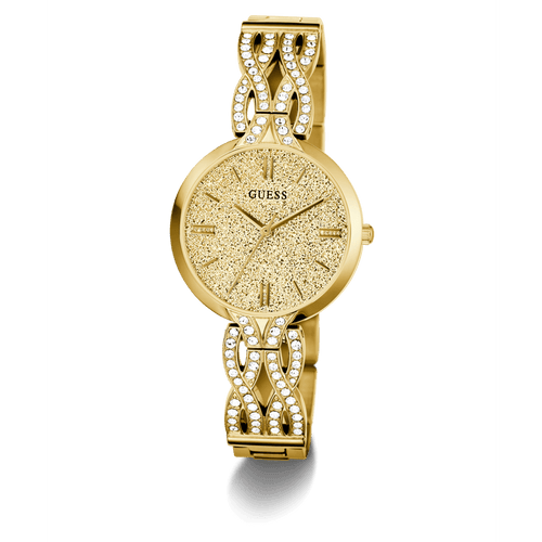 GUESS Ladies Gold Tone Analogue Watch GW0868L2 Watches Guess 