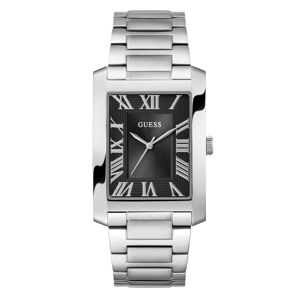 GUESS Men's Silver Tone Analogue Watch GW0896G1