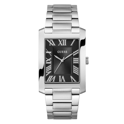 GUESS Men's Silver Tone Analogue Watch GW0896G1 Watches Guess 