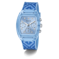GUESS Ladies 2-Tone Blue Multi-function Watch GW0863L1 Watches Guess 