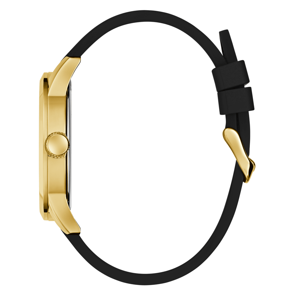 Guess Badge Glitz Black and Gold Watch GW0916G1 Watches Guess 