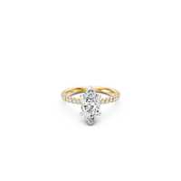 Marquise Shoulder Ring with 2.25ct of Laboratory Grown Diamonds in 18ct Yellow Gold Rings Bevilles 
