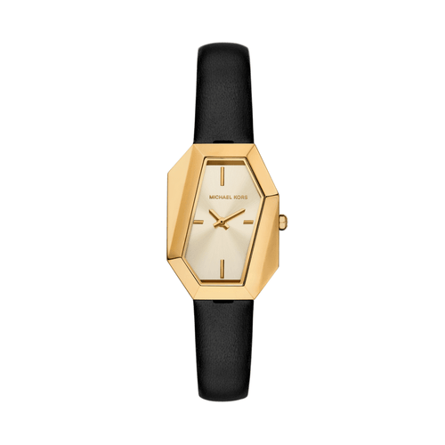 Michael Kors Suri Two-Hand Black Leather Watch MK4880 Watches Michael Kors 