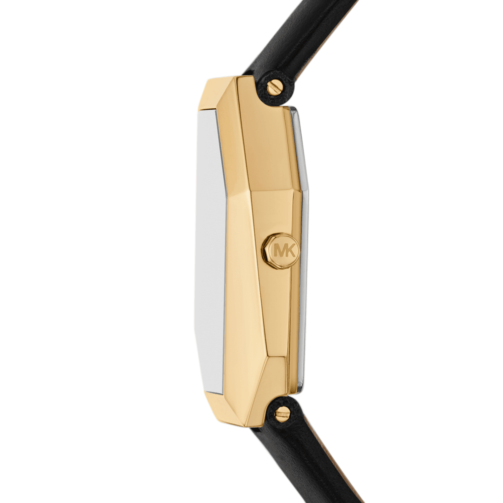 Michael Kors Suri Two-Hand Black Leather Watch MK4880 Watches Michael Kors 