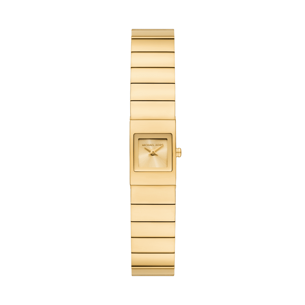 Michael Kors Darrington Two-Hand Gold-Tone Stainless Steel Watch