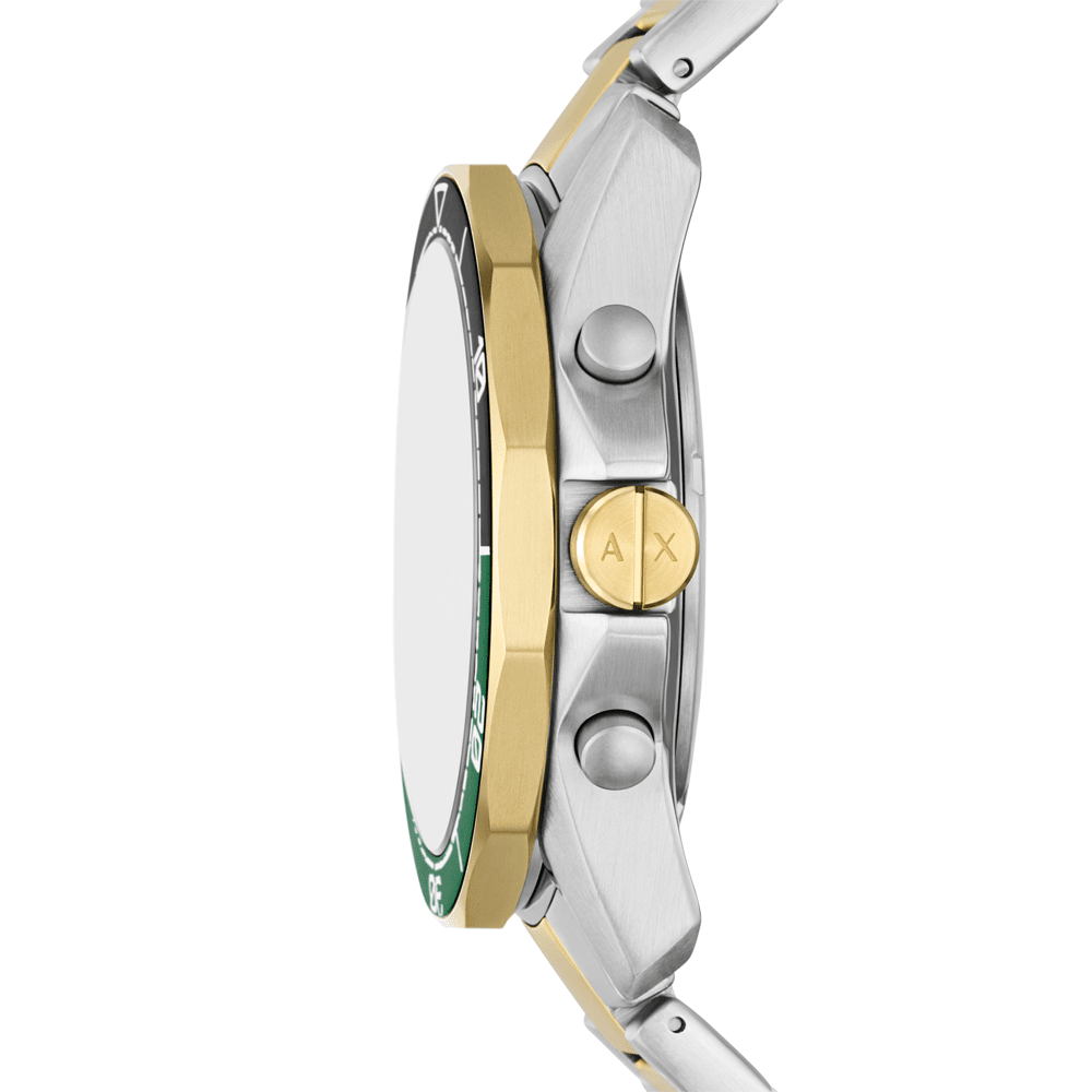 Armani Exchange Chronograph Two-Tone Stainless Steel Watch AX1966 Watches Armani Exchange 