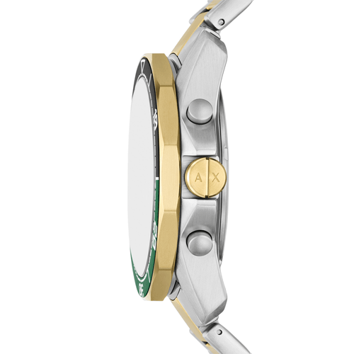 Armani Exchange Chronograph Two-Tone Stainless Steel Watch AX1966 Watches Armani Exchange 