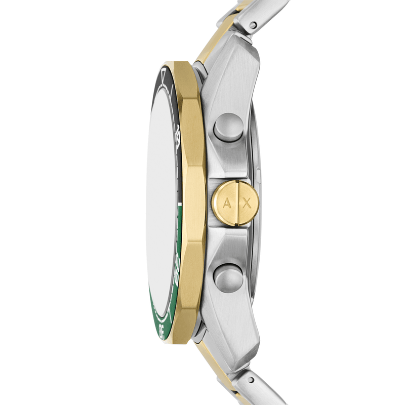Armani Exchange Chronograph Two-Tone Stainless Steel Watch AX1966 Watches Armani Exchange 