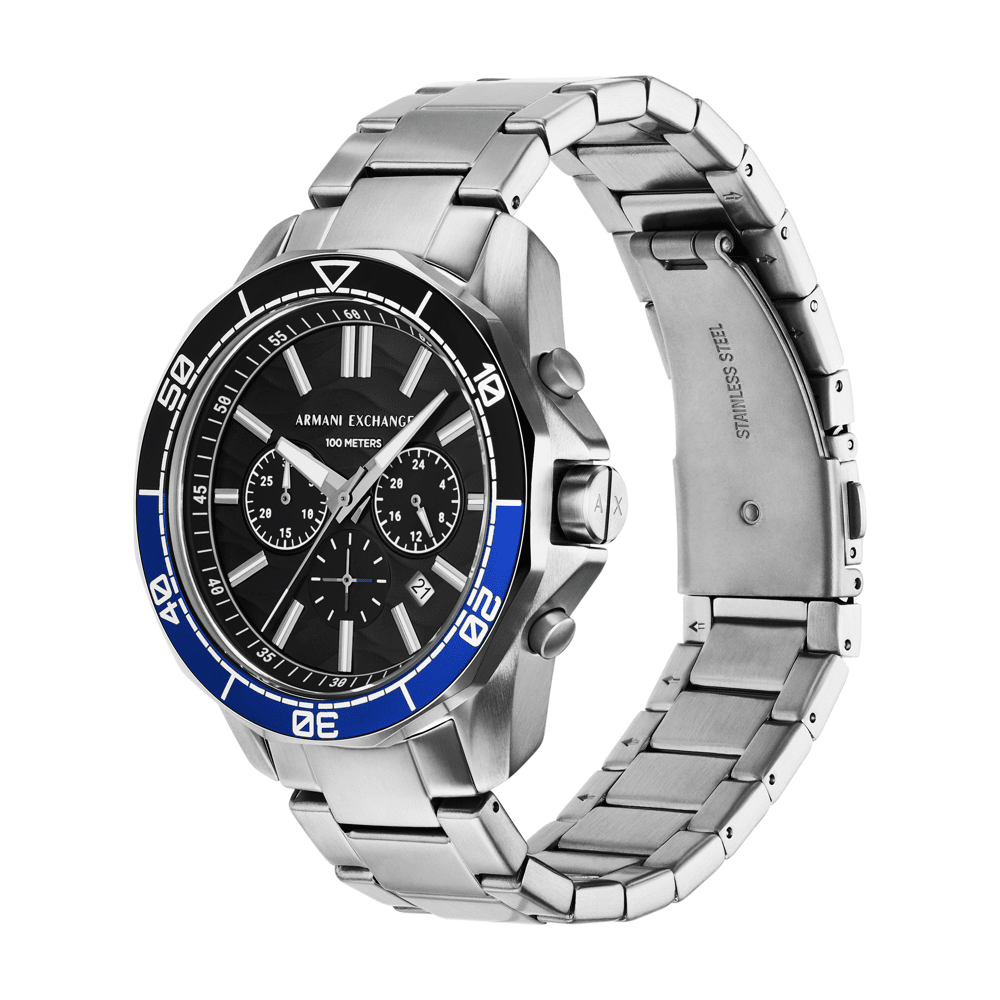 Armani Exchange Chronograph Stainless Steel Watch AX7166SET Watches Armani Exchange 