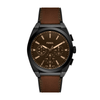 Fossil Everett Chronograph Brown Leather Watch FS6108 Watches Fossil 