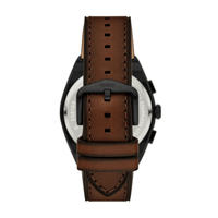 Fossil Everett Chronograph Brown Leather Watch FS6108 Watches Fossil 