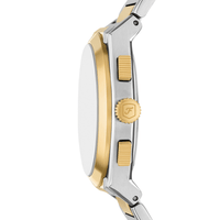 Fossil Everett Chronograph Two-Tone Stainless Steel Watch FS6106 Watches Fossil 