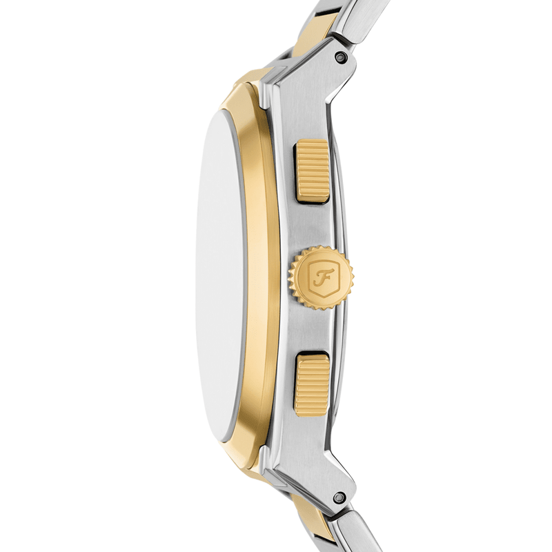 Fossil Everett Chronograph Two-Tone Stainless Steel Watch FS6106 Watches Fossil 