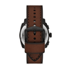 Fossil Machine Chronograph Brown Leather Watch and Bracelet Set FS6102SET Watches Fossil 