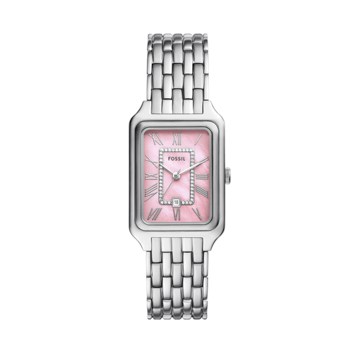 Fossil Raquel Three-Hand Date Stainless Steel Watch ES5401 Watches Fossil 