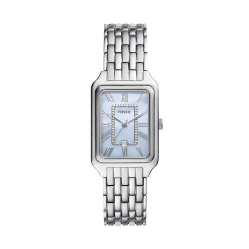 Fossil Raquel Three-Hand Date Stainless Steel Watch ES5402 Watches Fossil 