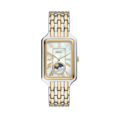 Fossil Raquel Sun Moon Multifunction Two-Tone Stainless Steel Watch ES5399 Watches Fossil 