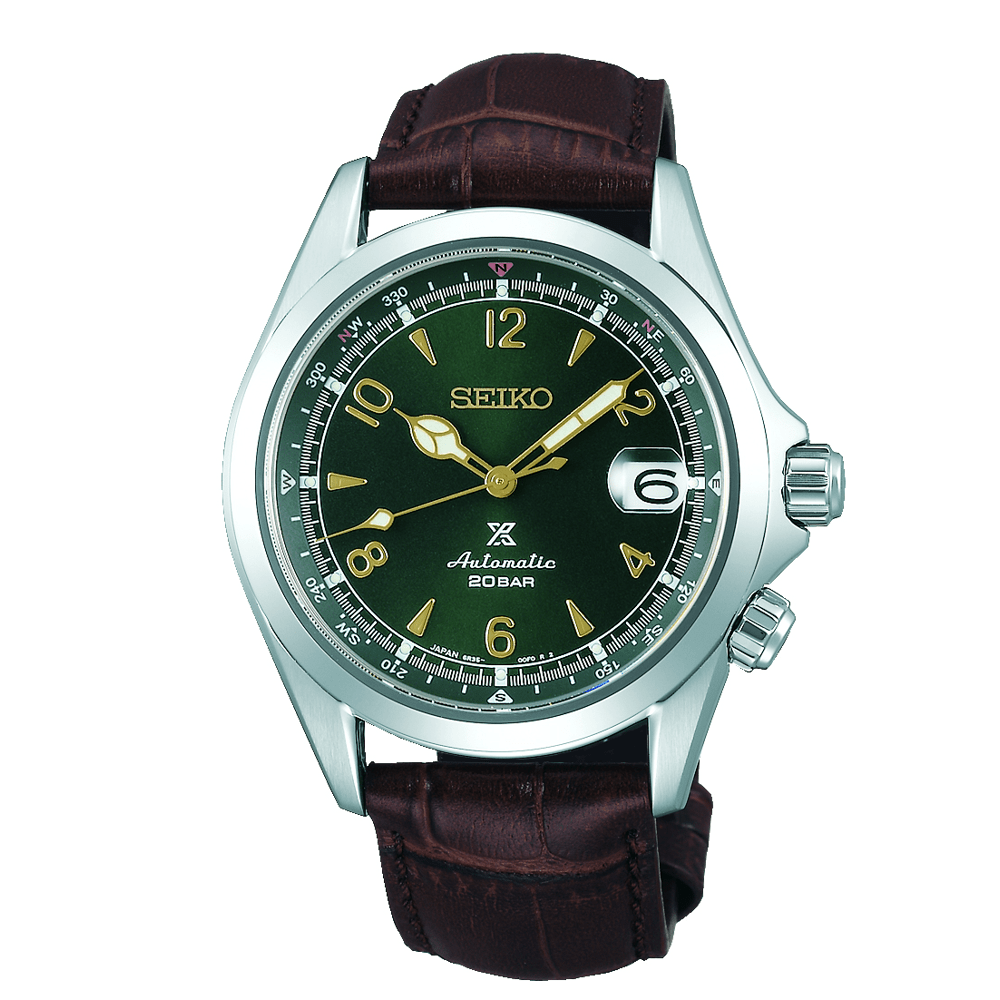 Seiko Mens Stainless Steel Green Watch SPB121J Watches Seiko 