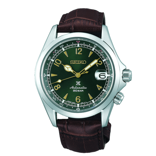 Seiko Mens Stainless Steel Green Watch SPB121J Watches Seiko 