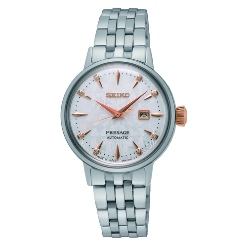Seiko Ladies Stainless Steel White Watch SRE009J Watches Seiko 