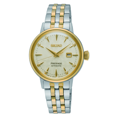 Seiko Ladies Stainless Steel Champagne Watch SRE010J Watches Seiko 