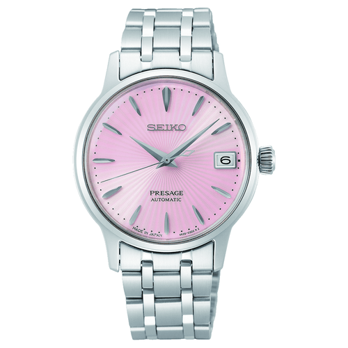 Seiko Ladies Stainless Steel Pink Watch SRP839J Watches Seiko 