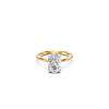 3.00ct Oval Solitaire Laboratory Grown Diamond Ring in 18ct Yellow Gold Rings Bevilles 