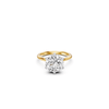 5.00ct Round Brilliant Solitaire Laboratory Grown Diamond Ring in 18ct Yellow Gold Rings Bevilles 