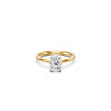 2.00ct Cushion Solitaire Laboratory Grown Diamond Ring in 18ct Yellow Gold Rings Bevilles 