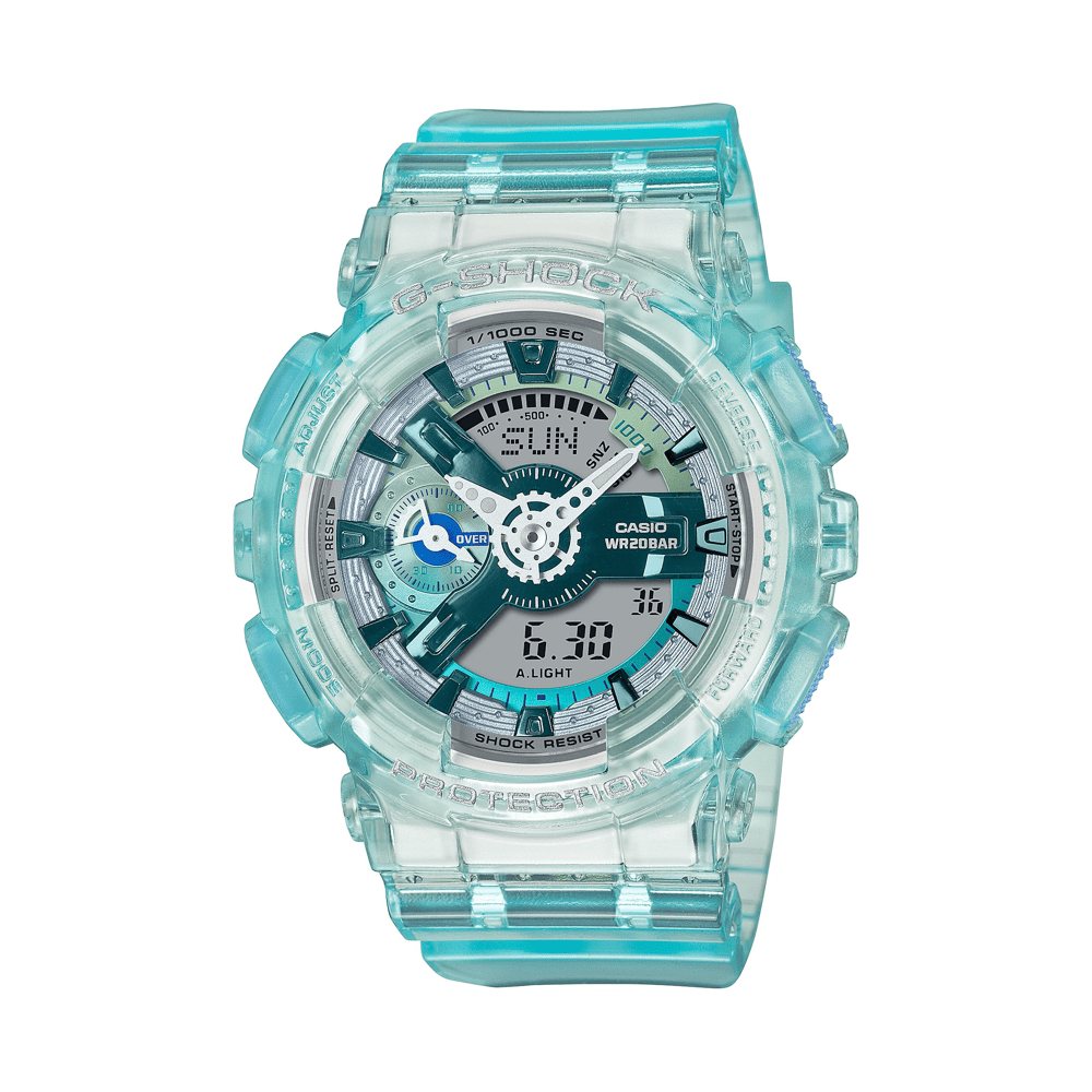 Casio G Shock Virtual World Blue Digital Watch GMAS110VW-2A Watches Casio G Shock 