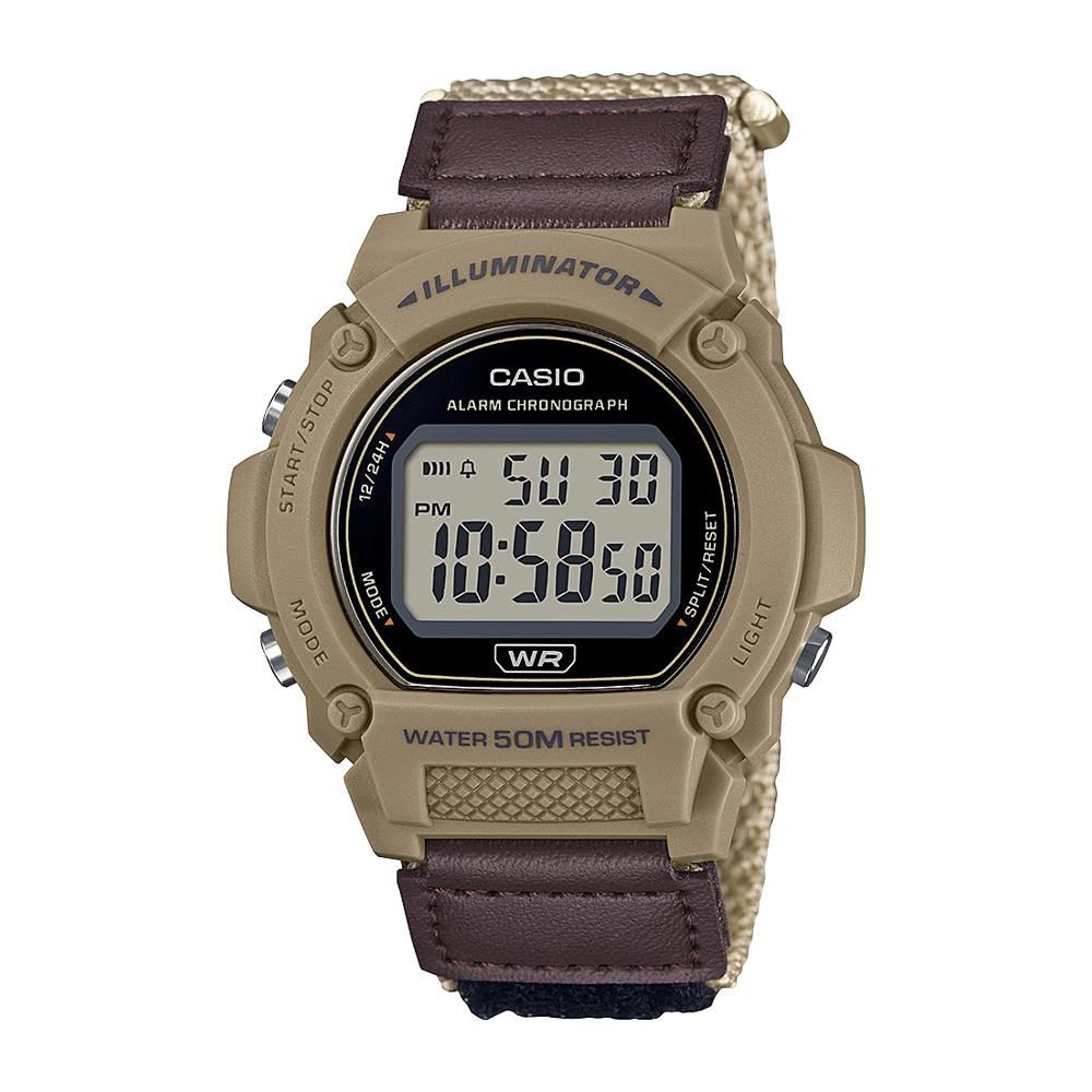 Casio Brown Digital Watch W219HB-5A Watches Casio 