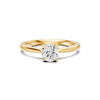 1.00ct Laboratory Grown Diamond Solitaire Ring in 9ct Yellow Gold Rings Bevilles 
