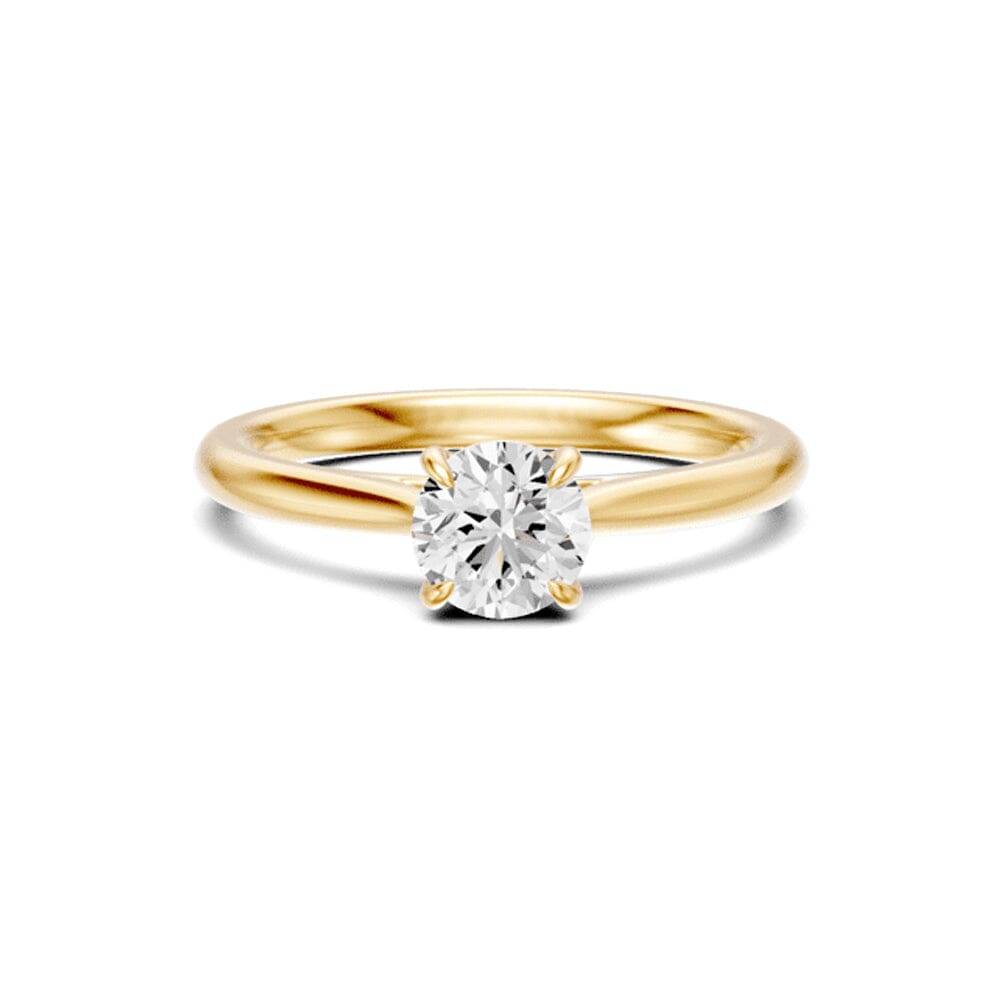 1.00ct Laboratory Grown Diamond Solitaire Ring in 9ct Yellow Gold Rings Bevilles 
