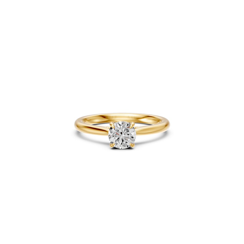 1.00ct Laboratory-Grown Diamond Solitaire Ring in 9kt Yellow Gold Rings Bevilles 