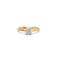1.00ct Laboratory-Grown Diamond Solitaire Ring in 9kt Yellow Gold Rings Bevilles 