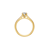 1.00ct Laboratory-Grown Diamond Solitaire Ring in 9kt Yellow Gold Rings Bevilles 
