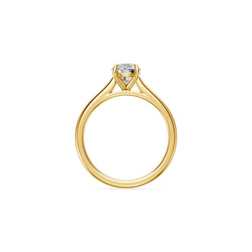 1.00ct Laboratory-Grown Diamond Solitaire Ring in 9kt Yellow Gold Rings Bevilles 