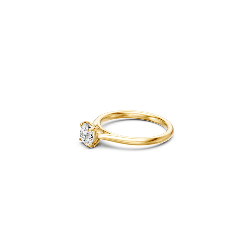 1.00ct Laboratory-Grown Diamond Solitaire Ring in 9kt Yellow Gold Rings Bevilles 