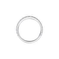 Anniversary Band with 0.62ct of Laboratory Grown Diamonds in 9ct White Gold Rings Bevilles 