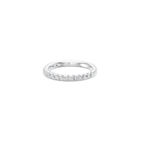 Anniversary Band with 0.62ct of Laboratory Grown Diamonds in 9ct White Gold Rings Bevilles 