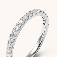 Anniversary Band with 0.62tw of Laboratory-Grown Diamonds in 9kt White Gold Rings Bevilles 