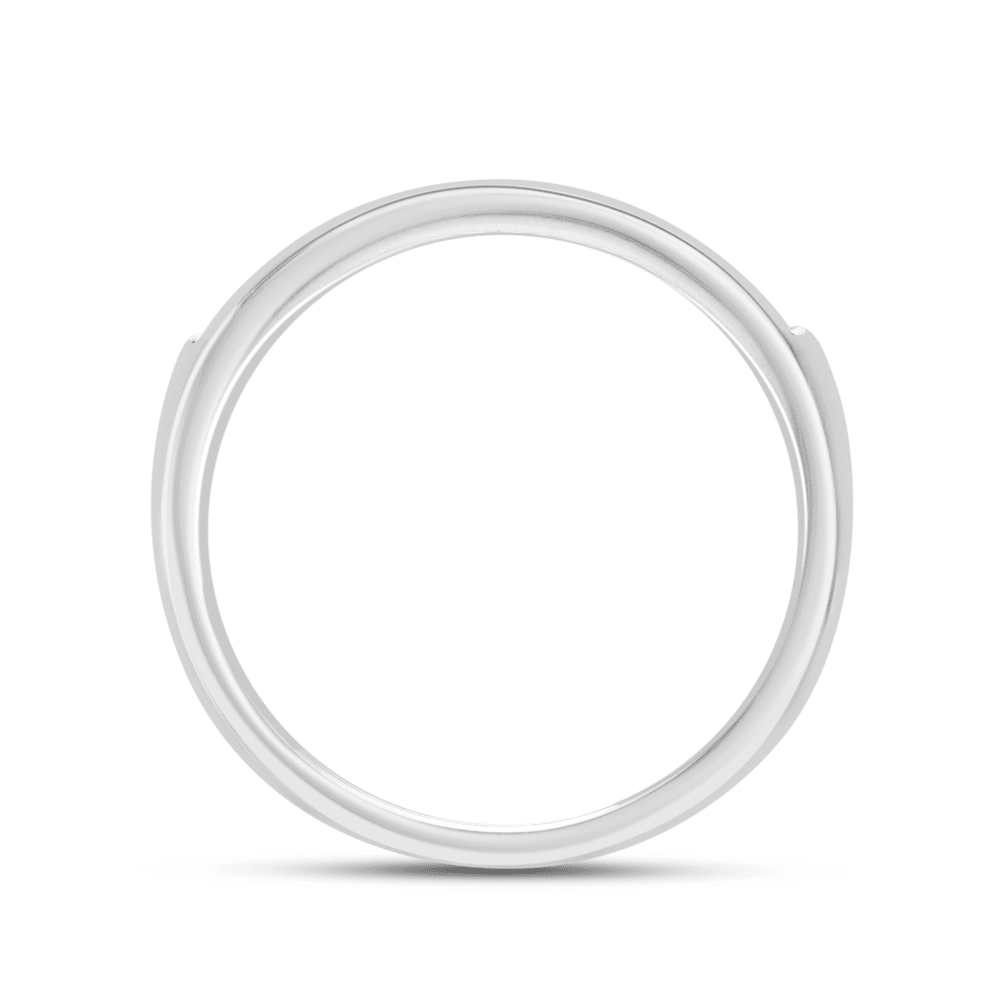 Channel Ring with 0.50tw of Laboratory-Grown Diamonds in Rhodium Plated Sterling Silver Rings Bevilles 