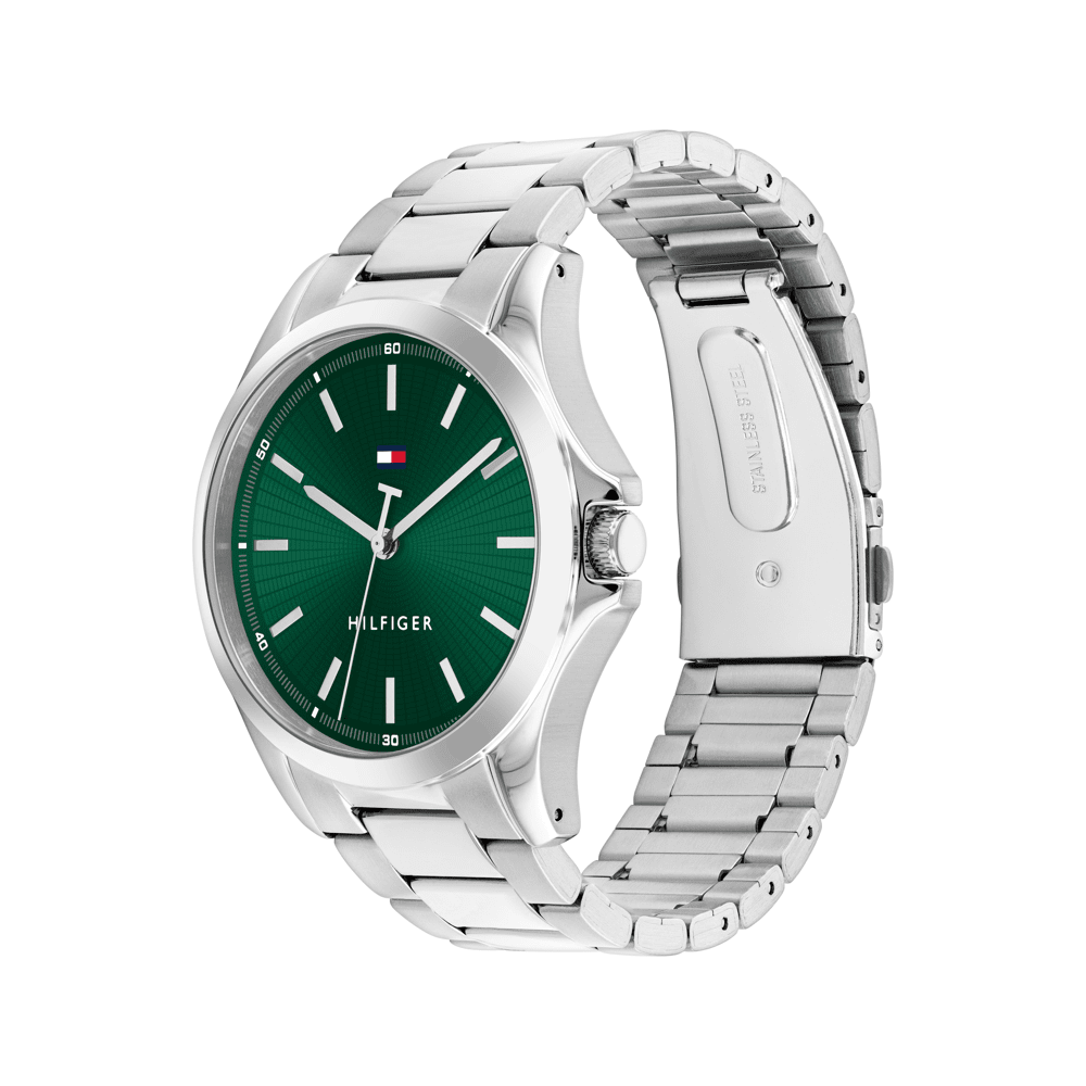 Tommy Hilfiger Bruce Stainless Steel Green Dial Men's Watch 1710672 Watches Tommy Hilfiger 