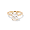 3.00ct Oval Laboratory-Grown Diamond Solitaire Ring in 9kt Yellow Gold Rings Bevilles 