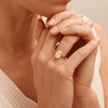 3.00ct Oval Laboratory-Grown Diamond Solitaire Ring in 9kt Yellow Gold Rings Bevilles 