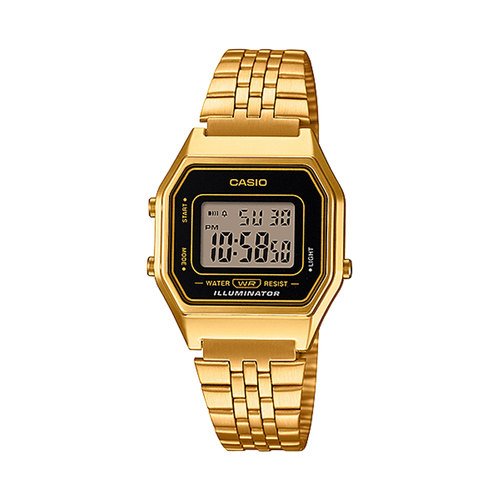 Casio Ladies Vintage Gold Digital Watch LA680WGA-1D Watches Casio 