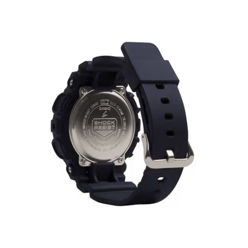Casio G Shock Ladies Black and Gold Watch GMAS140M-1A Watches Casio G Shock 