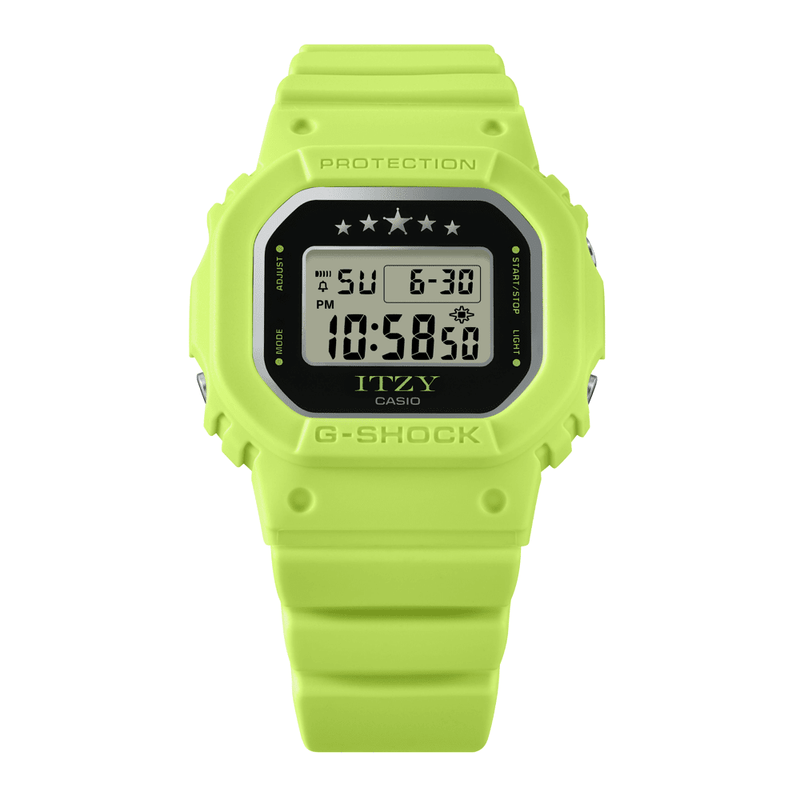 Casio G Shock Ladies ITZY Lime Green Watch GMD-S5610IT-3 Watches Casio G Shock 